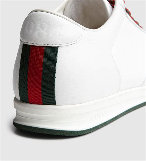 all white gucci shoes|classic white gucci sneakers.